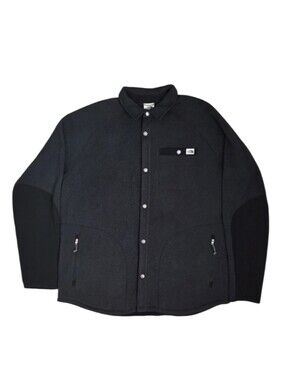 The North Face Gordon Lyons Shacket Fleece Casual Men's Size XL Heather Black
